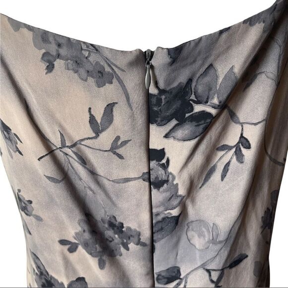 Jessica Holbrook Floral One Side Slit Maxi Dress Size 14 - Picture 7 of 13